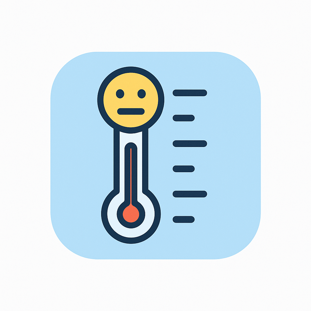 心情溫度計（簡式健康量表）｜5題了解您目前的情緒狀態！